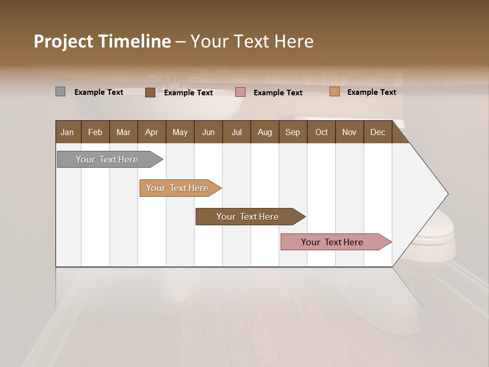 Lavatory Towel Rack PowerPoint Template