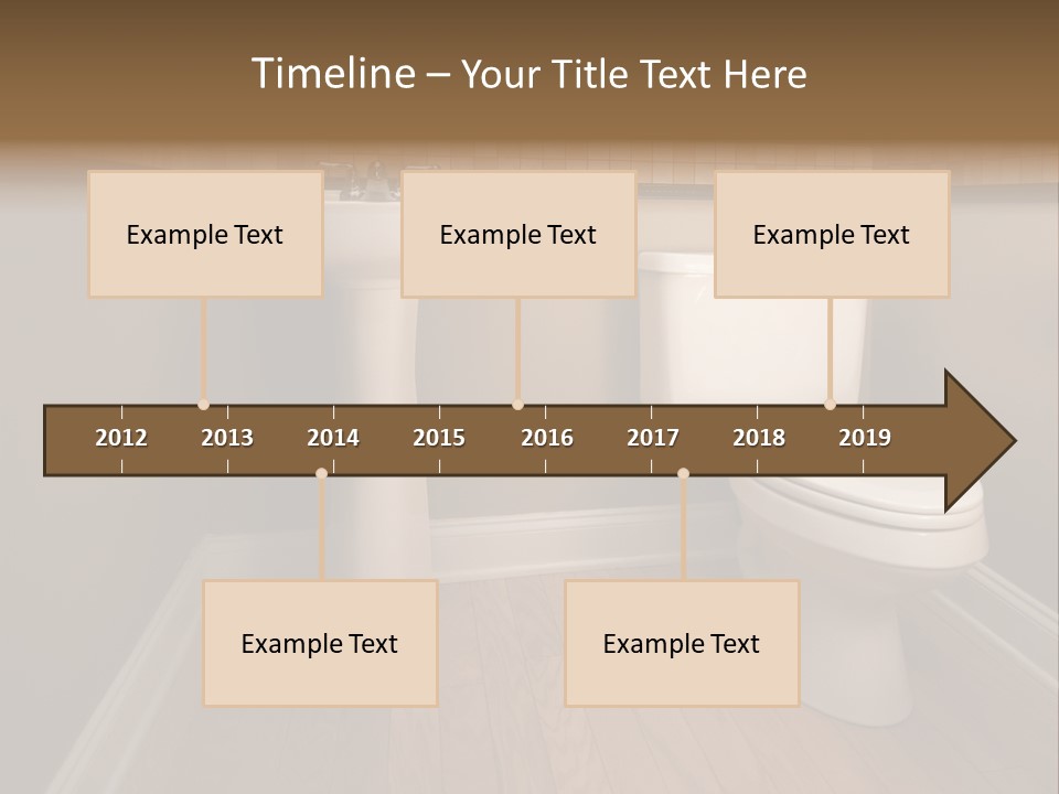 Lavatory Towel Rack PowerPoint Template