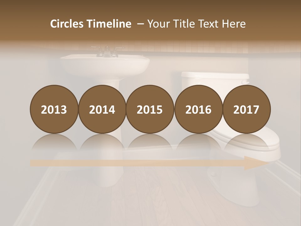 Lavatory Towel Rack PowerPoint Template