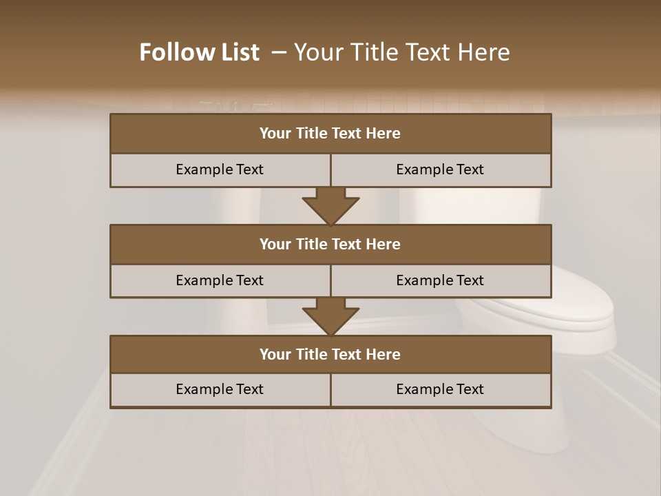 Lavatory Towel Rack PowerPoint Template