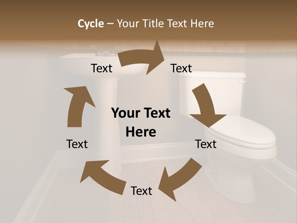 Lavatory Towel Rack PowerPoint Template