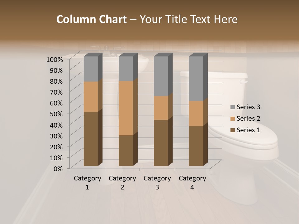 Lavatory Towel Rack PowerPoint Template