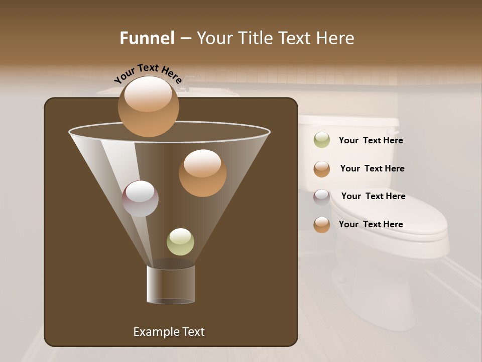 Lavatory Towel Rack PowerPoint Template