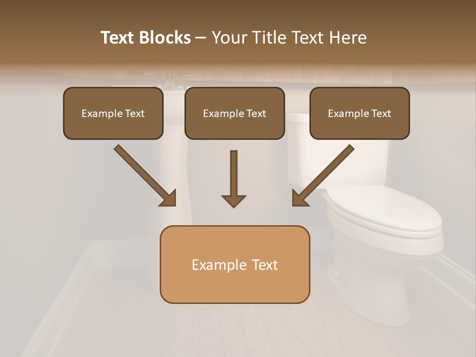 Lavatory Towel Rack PowerPoint Template