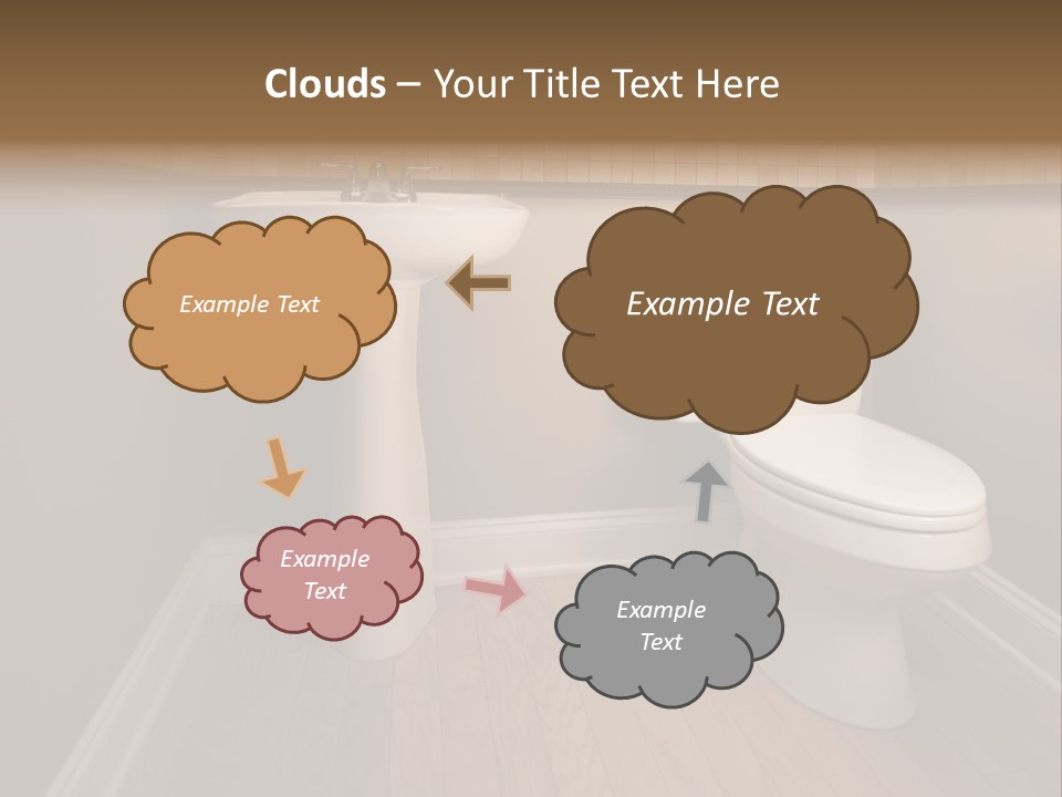 Lavatory Towel Rack PowerPoint Template