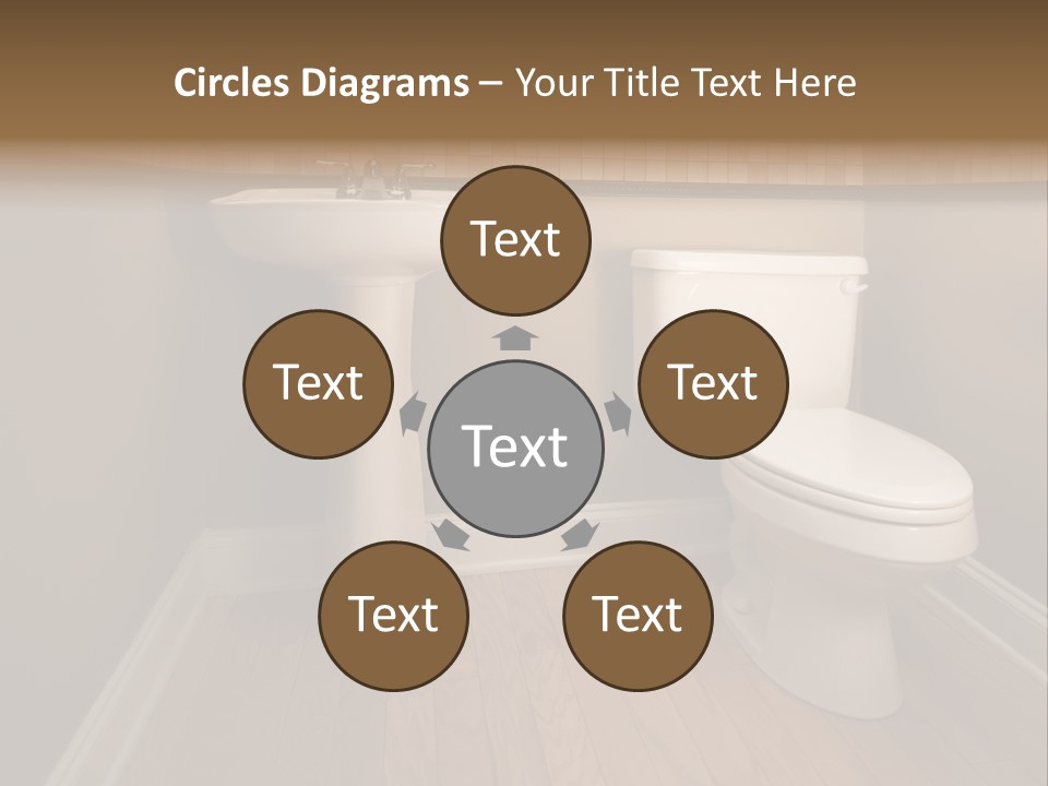 Lavatory Towel Rack PowerPoint Template