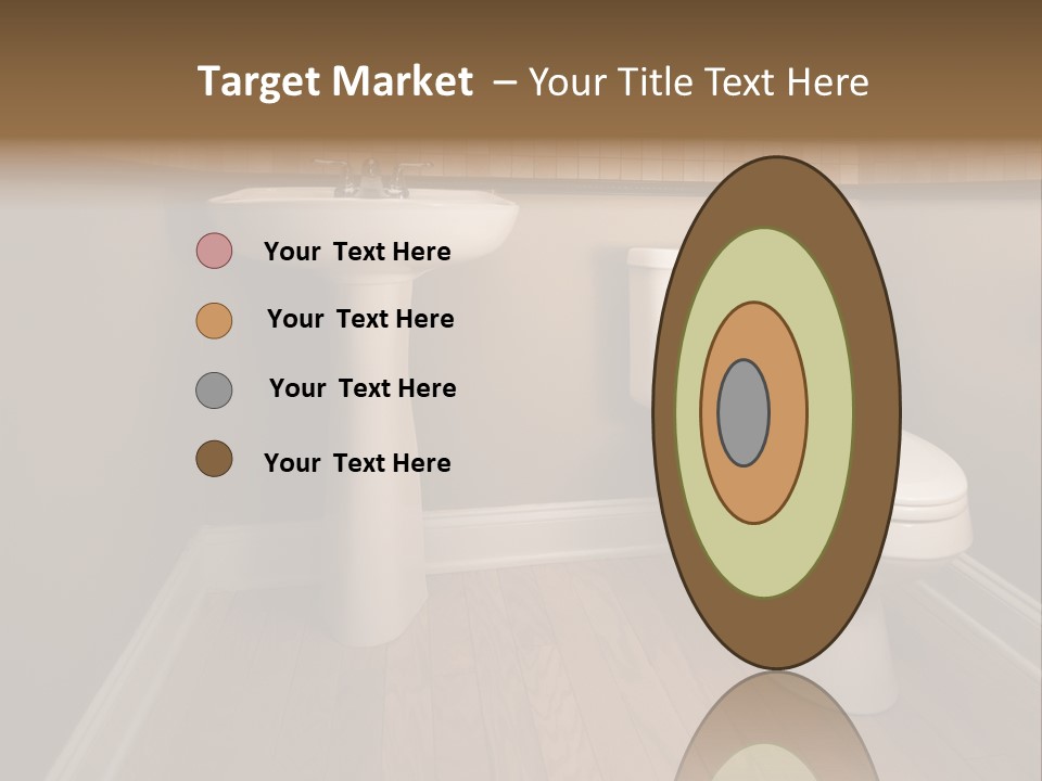 Lavatory Towel Rack PowerPoint Template