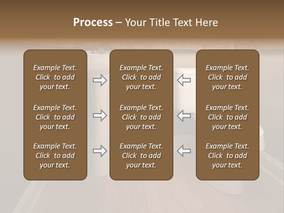 Lavatory Towel Rack PowerPoint Template