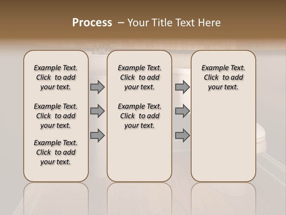 Lavatory Towel Rack PowerPoint Template