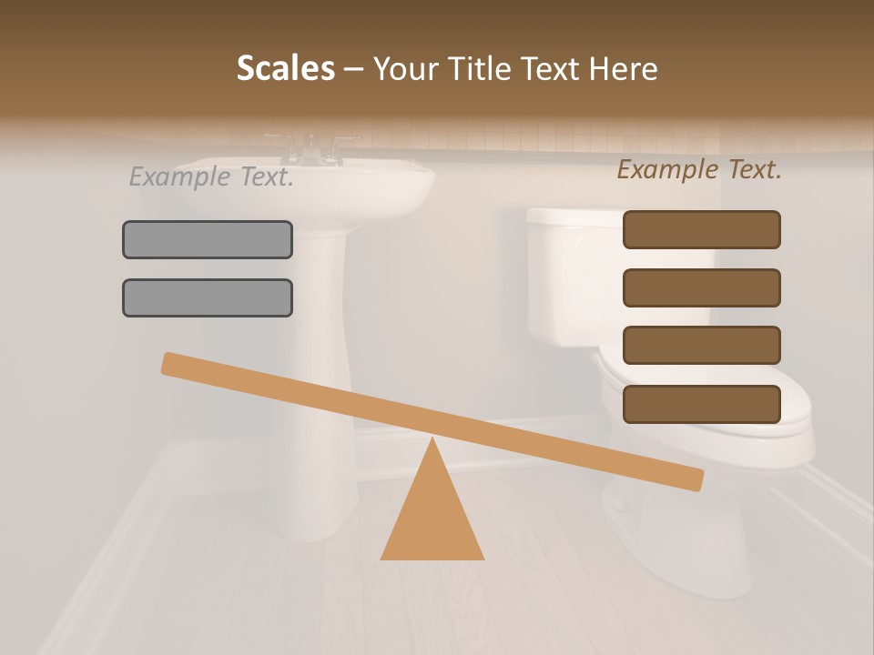 Lavatory Towel Rack PowerPoint Template