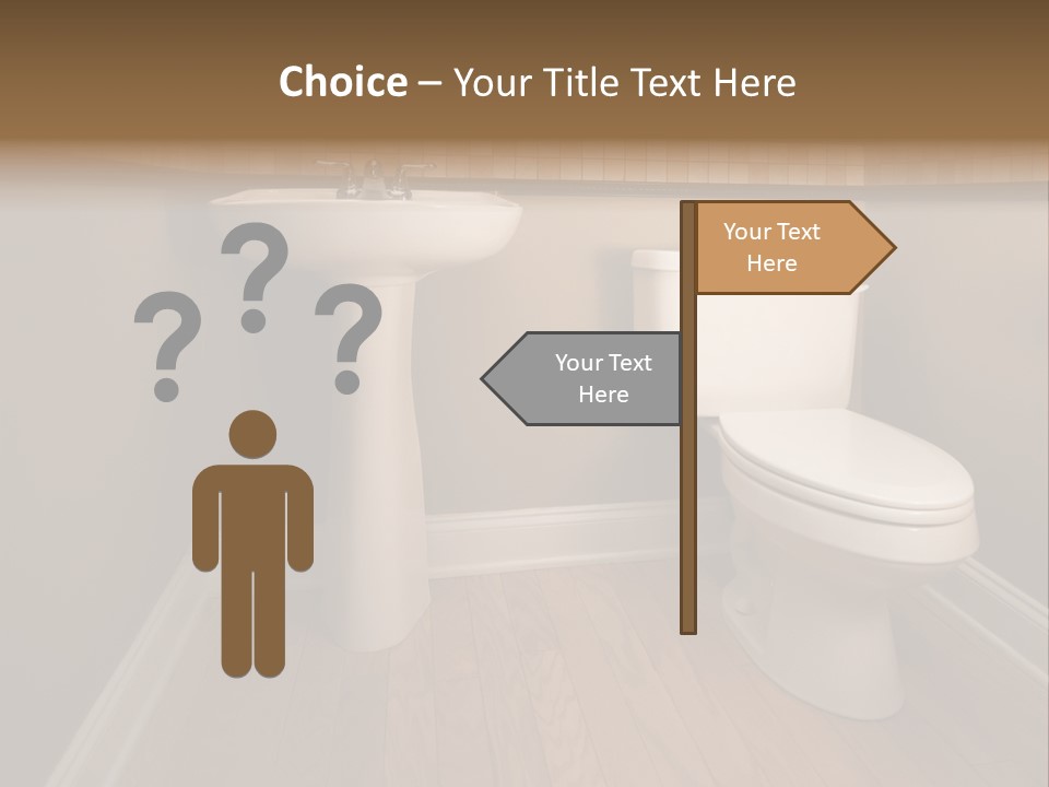 Lavatory Towel Rack PowerPoint Template