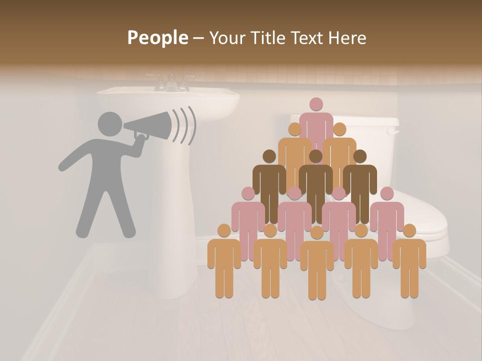 Lavatory Towel Rack PowerPoint Template