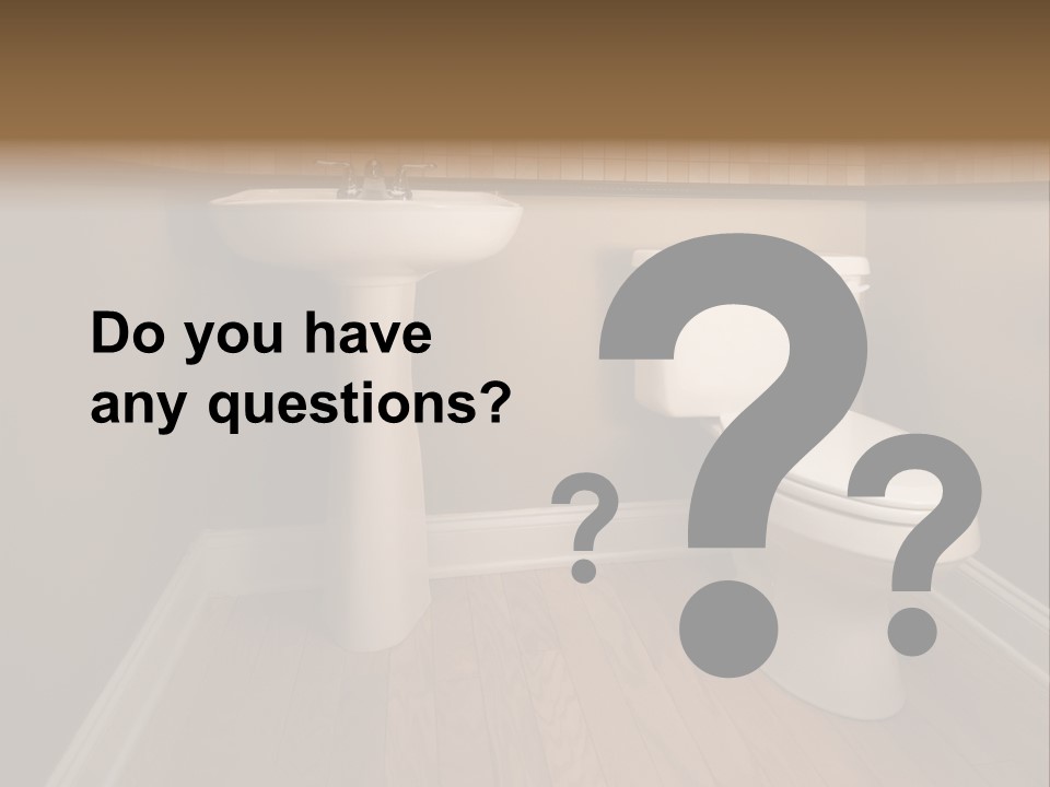 Lavatory Towel Rack PowerPoint Template