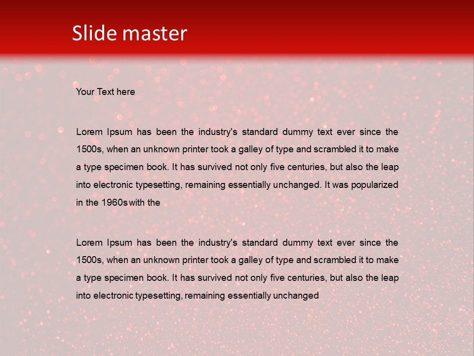 Abstract Light Glow PowerPoint Template