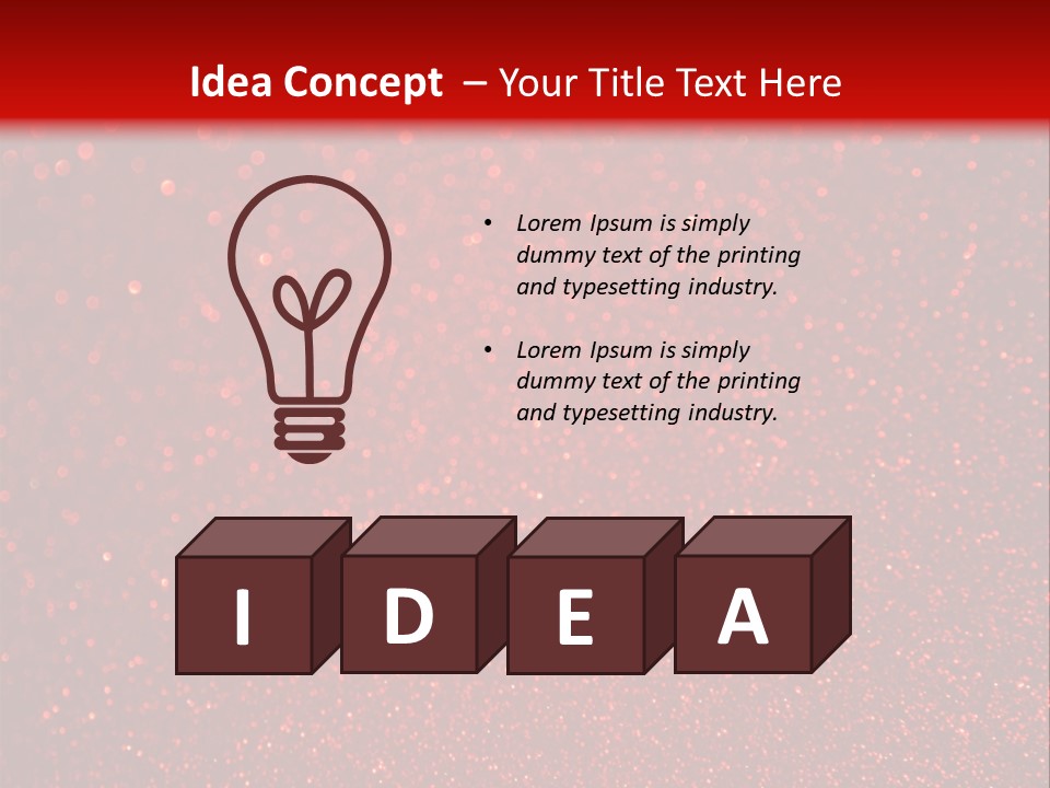 Abstract Light Glow PowerPoint Template