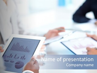 Hand Technology Collar PowerPoint Template