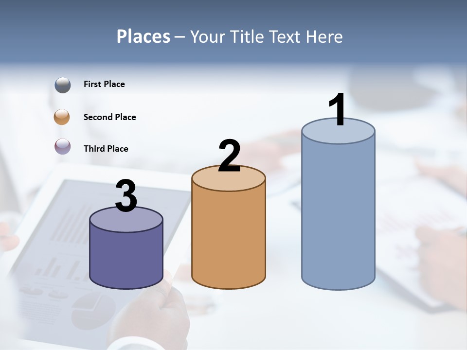 Hand Technology Collar PowerPoint Template
