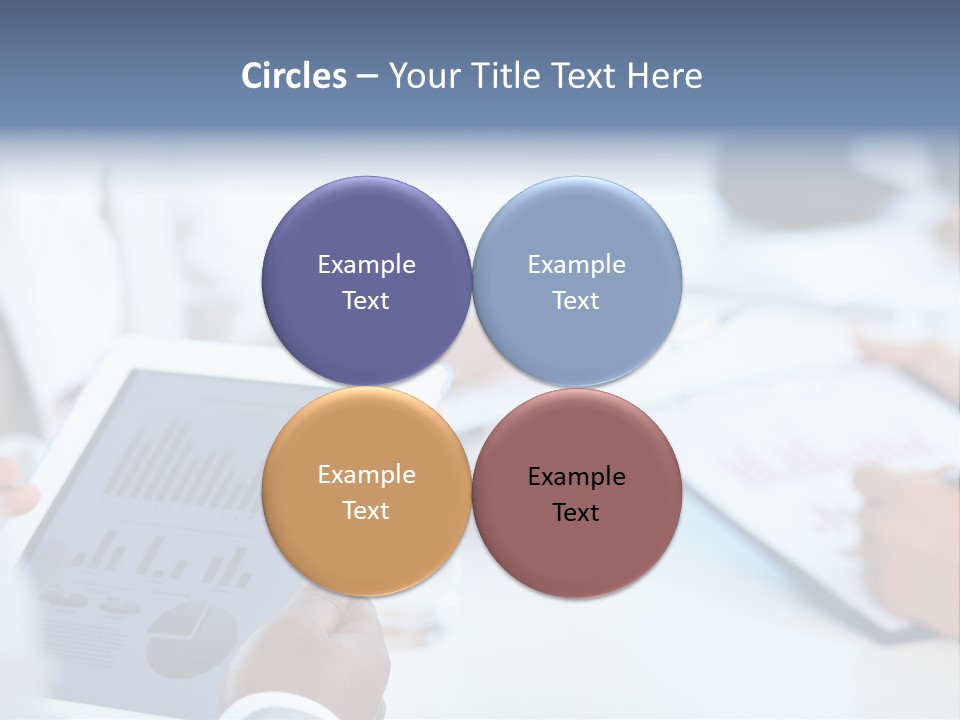 Hand Technology Collar PowerPoint Template