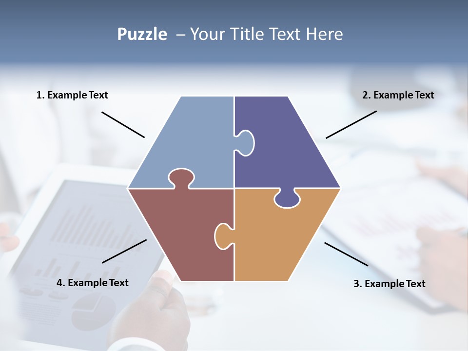 Hand Technology Collar PowerPoint Template
