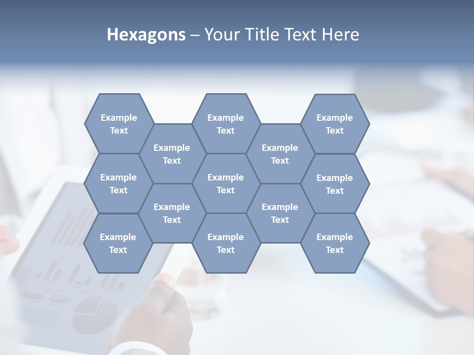 Hand Technology Collar PowerPoint Template