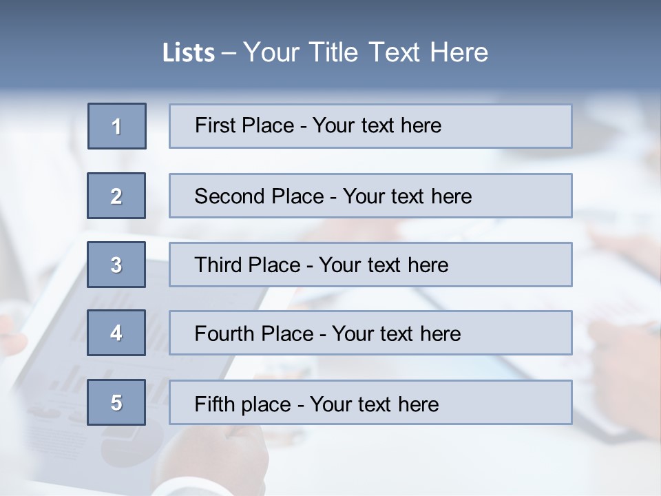 Hand Technology Collar PowerPoint Template