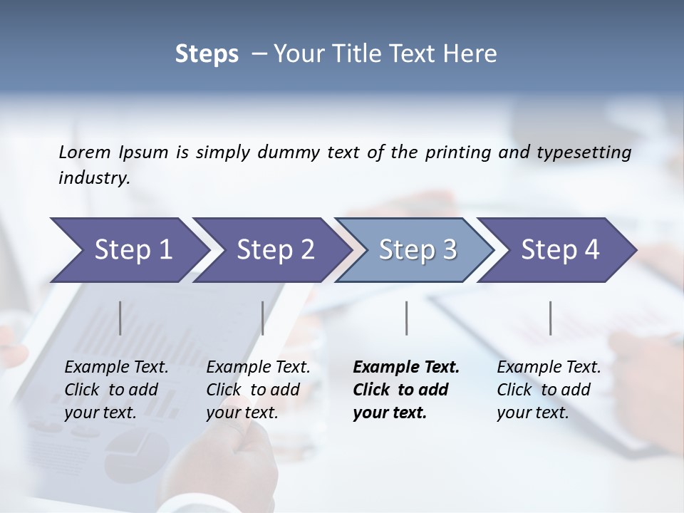 Hand Technology Collar PowerPoint Template