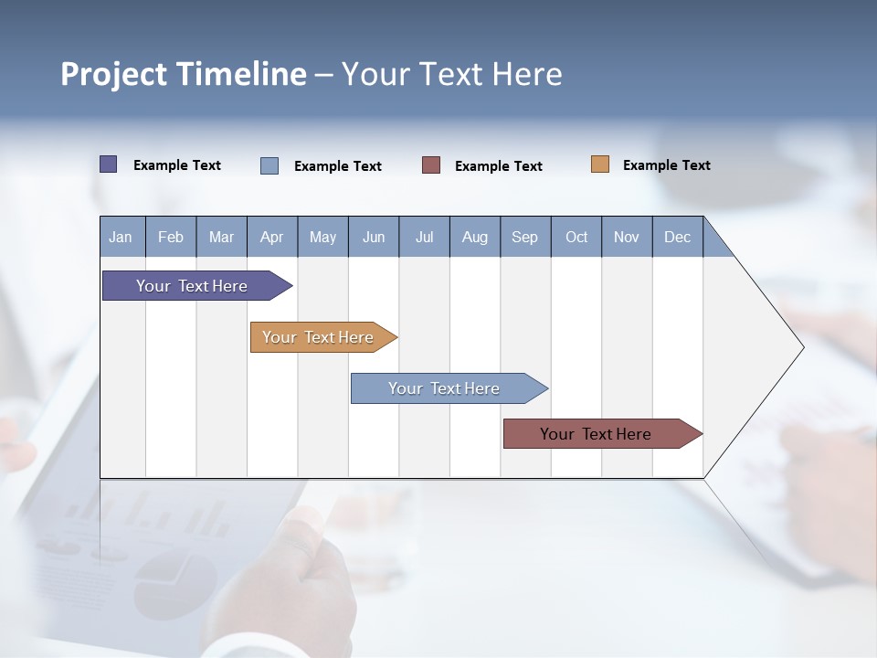 Hand Technology Collar PowerPoint Template