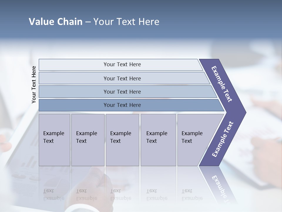 Hand Technology Collar PowerPoint Template