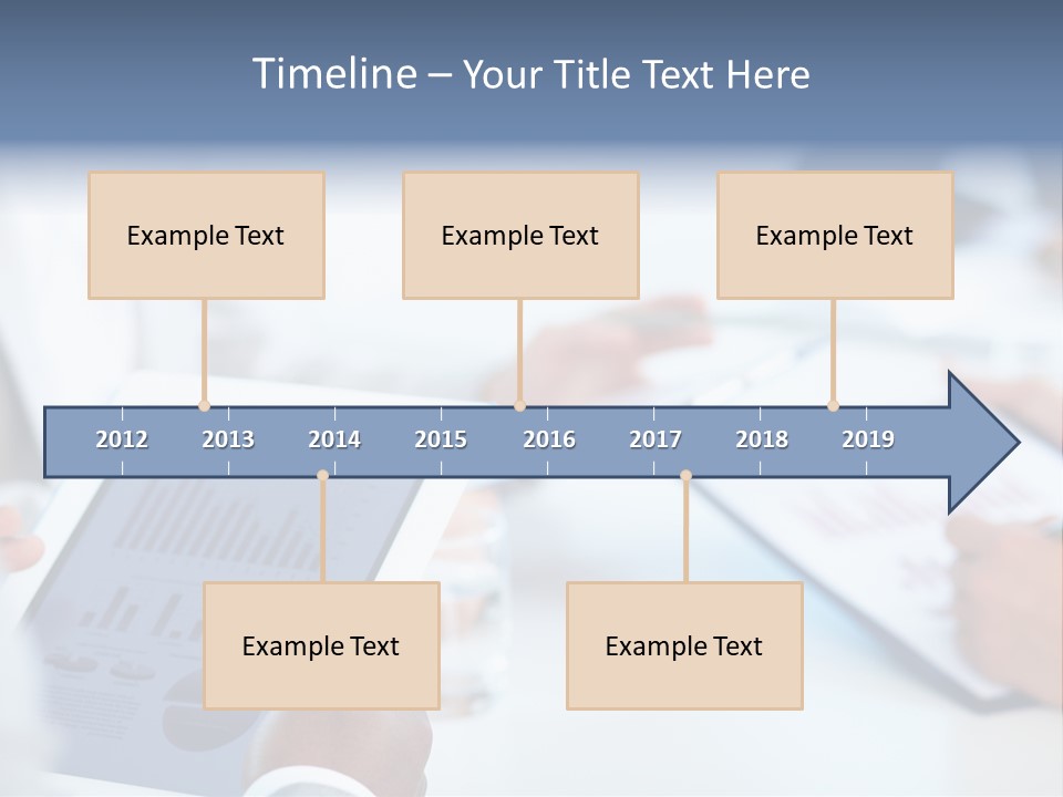 Hand Technology Collar PowerPoint Template