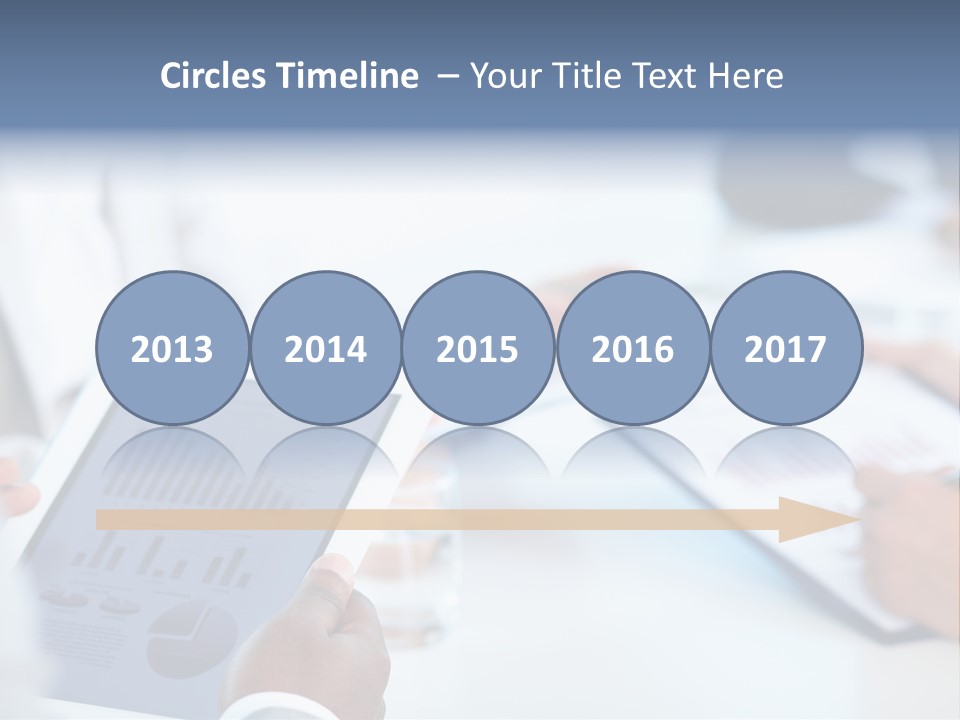 Hand Technology Collar PowerPoint Template