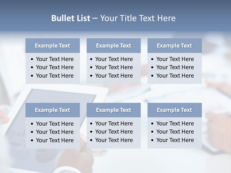 Hand Technology Collar PowerPoint Template