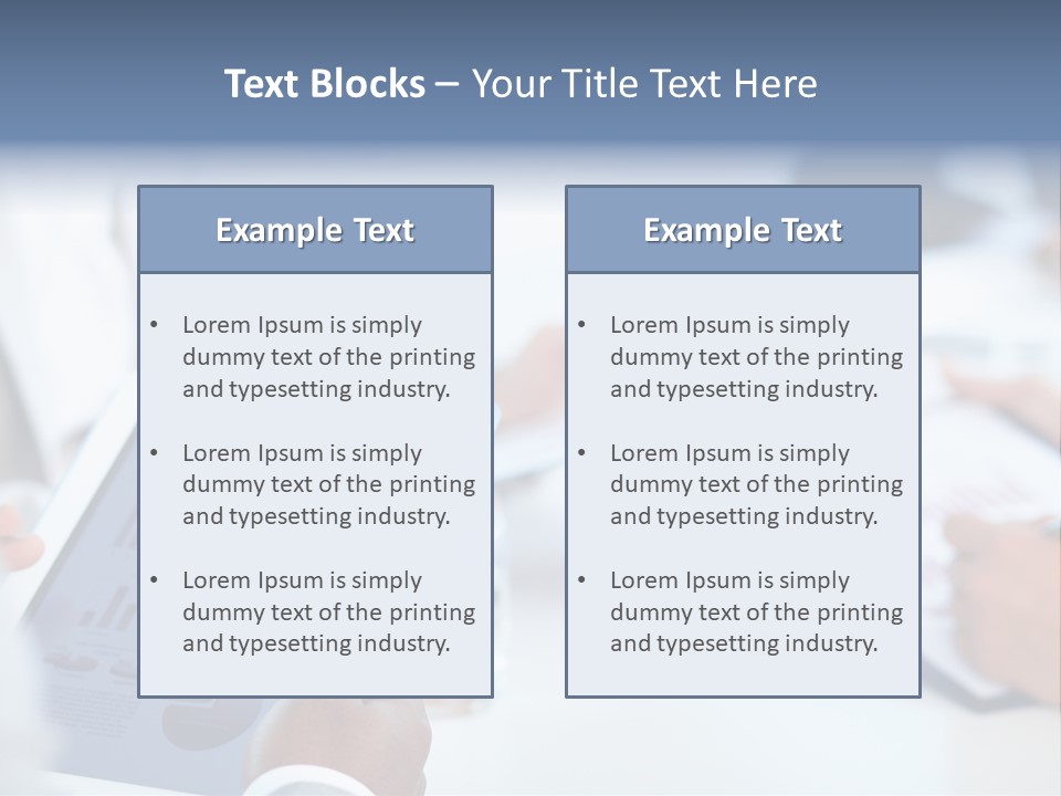 Hand Technology Collar PowerPoint Template