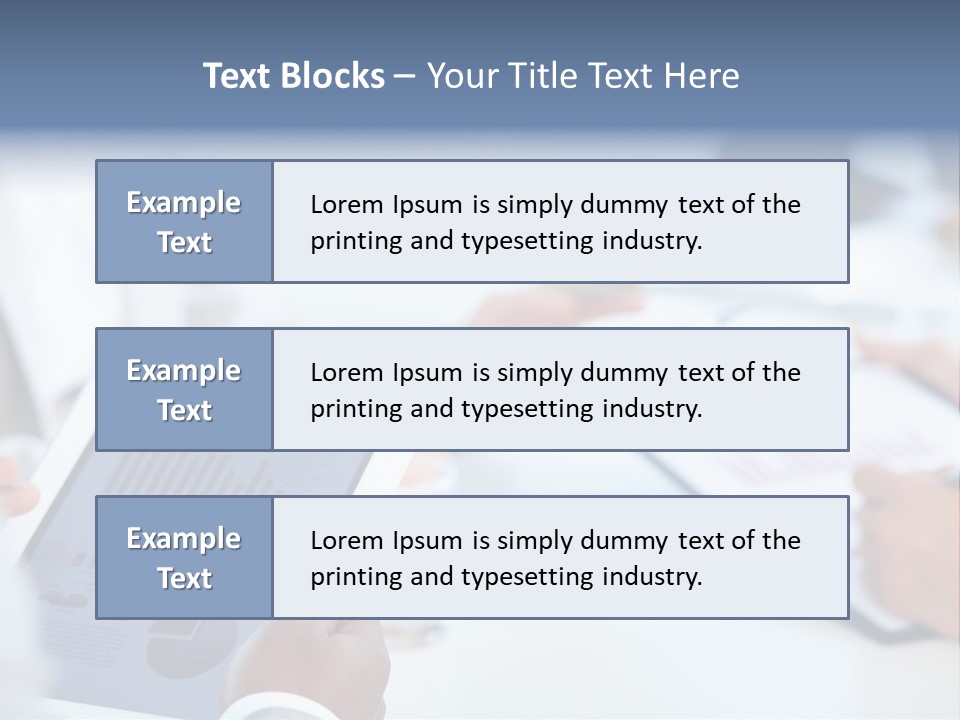 Hand Technology Collar PowerPoint Template