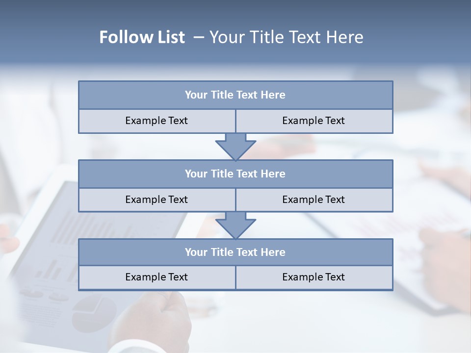 Hand Technology Collar PowerPoint Template