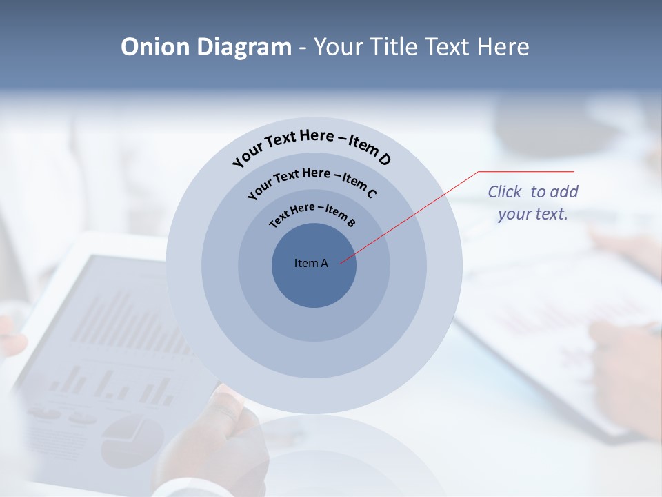 Hand Technology Collar PowerPoint Template