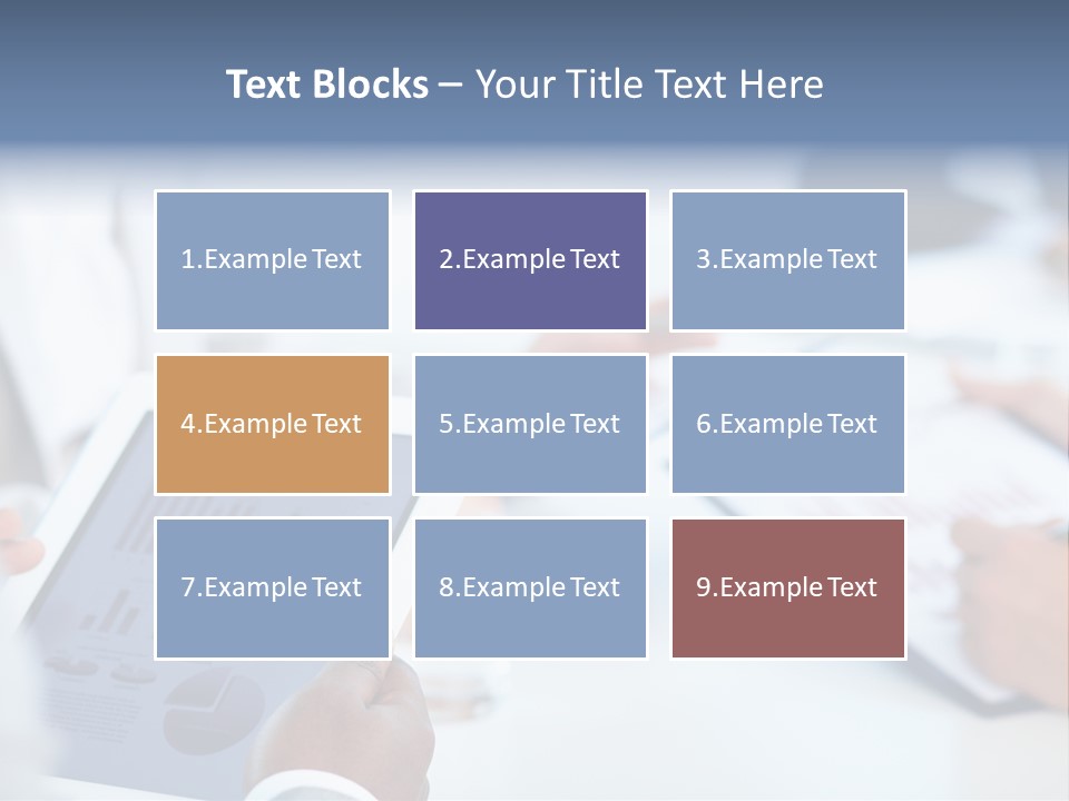 Hand Technology Collar PowerPoint Template
