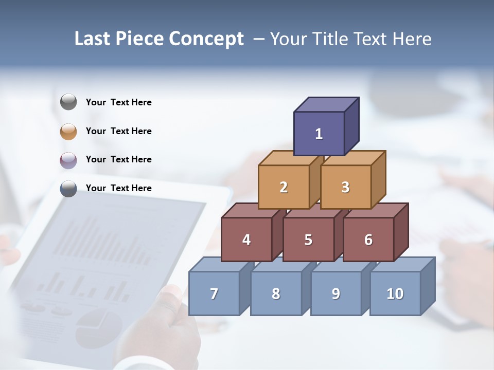 Hand Technology Collar PowerPoint Template