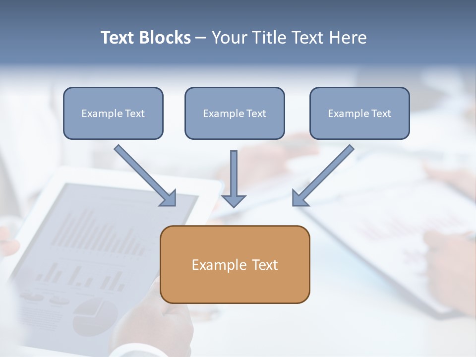 Hand Technology Collar PowerPoint Template