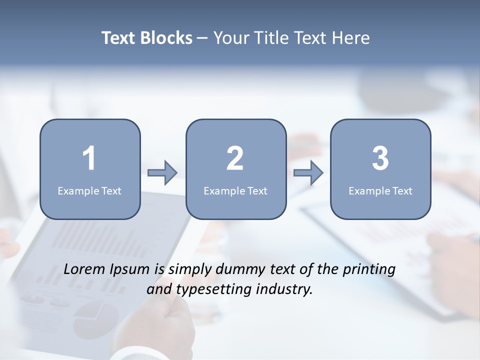 Hand Technology Collar PowerPoint Template