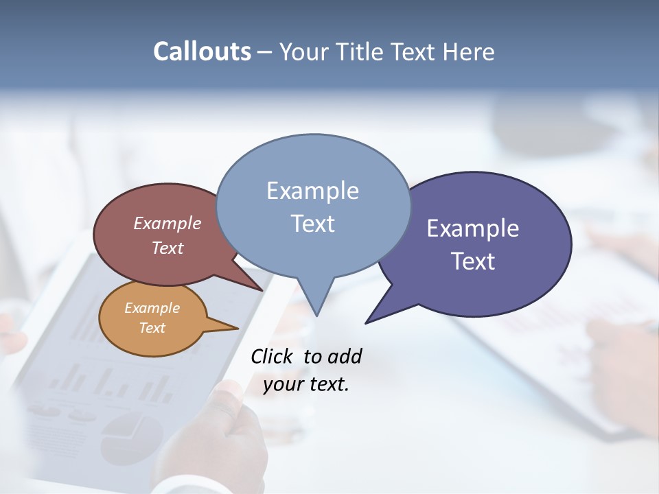 Hand Technology Collar PowerPoint Template