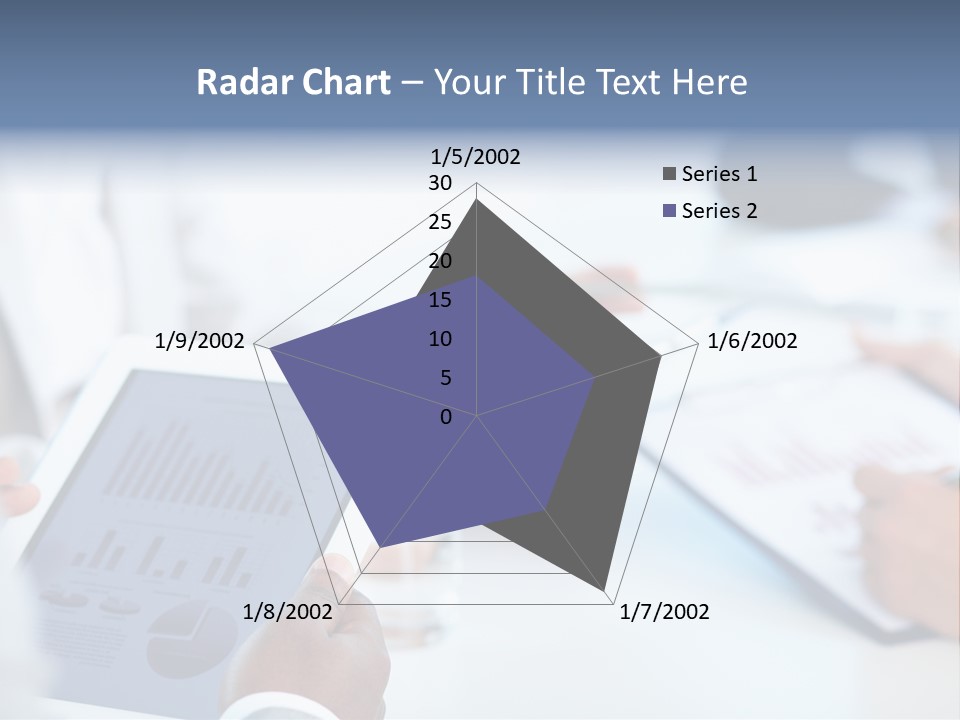 Hand Technology Collar PowerPoint Template
