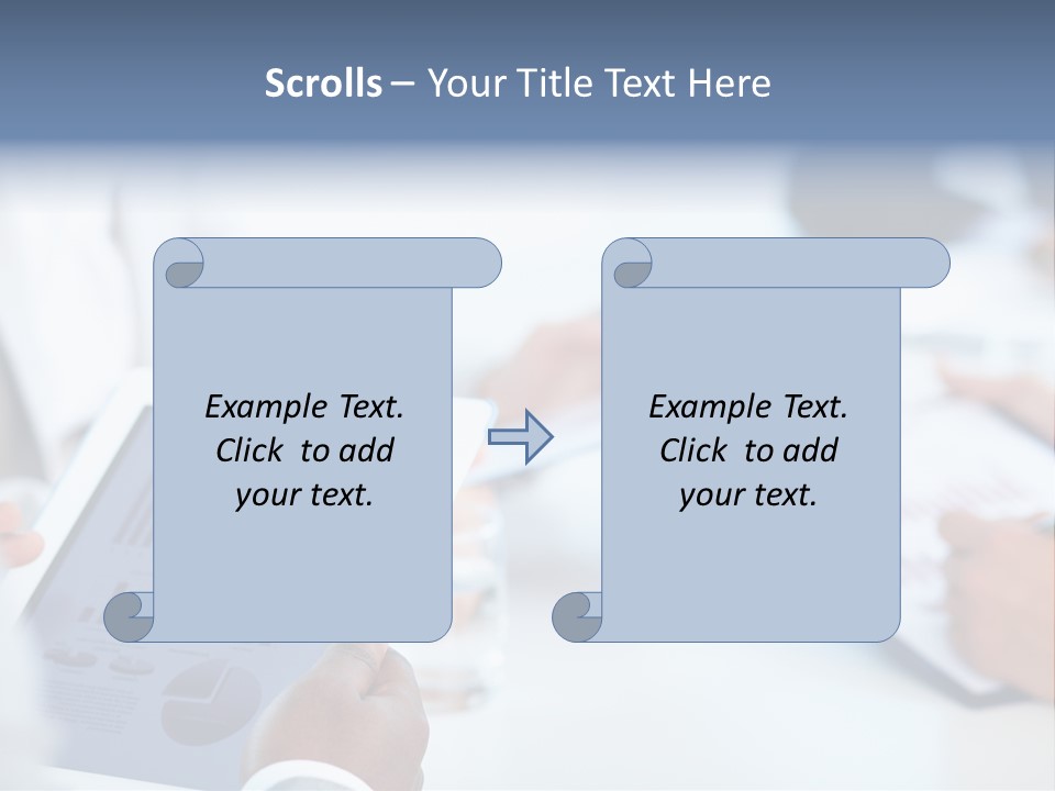Hand Technology Collar PowerPoint Template