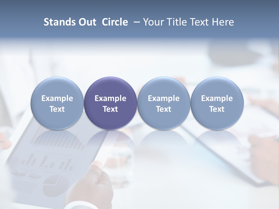 Hand Technology Collar PowerPoint Template