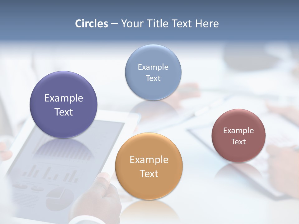 Hand Technology Collar PowerPoint Template