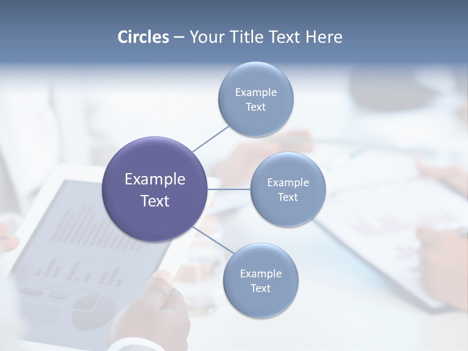 Hand Technology Collar PowerPoint Template