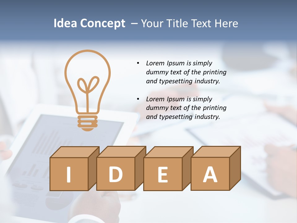 Hand Technology Collar PowerPoint Template