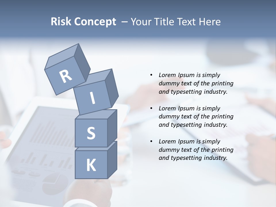 Hand Technology Collar PowerPoint Template