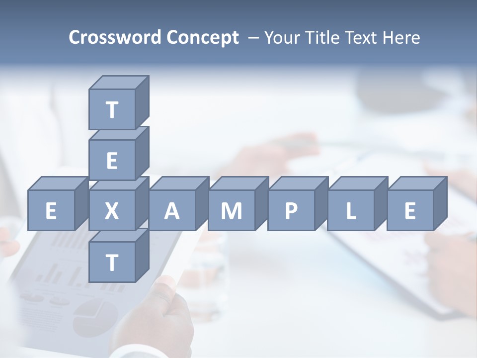 Hand Technology Collar PowerPoint Template
