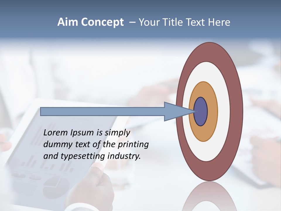 Hand Technology Collar PowerPoint Template