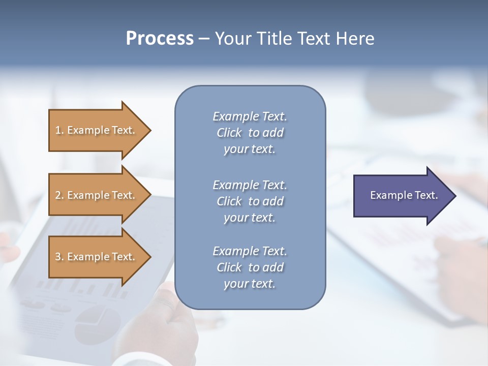 Hand Technology Collar PowerPoint Template